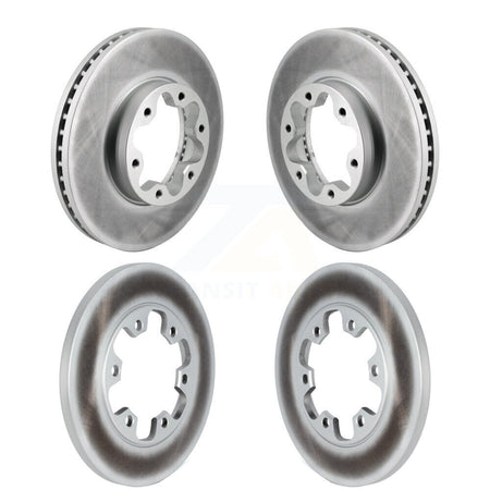 Front Rear Coated Disc Brake Rotors Kit For Ford Transit-250 Transit-350 Transit-150 HD KG-101847