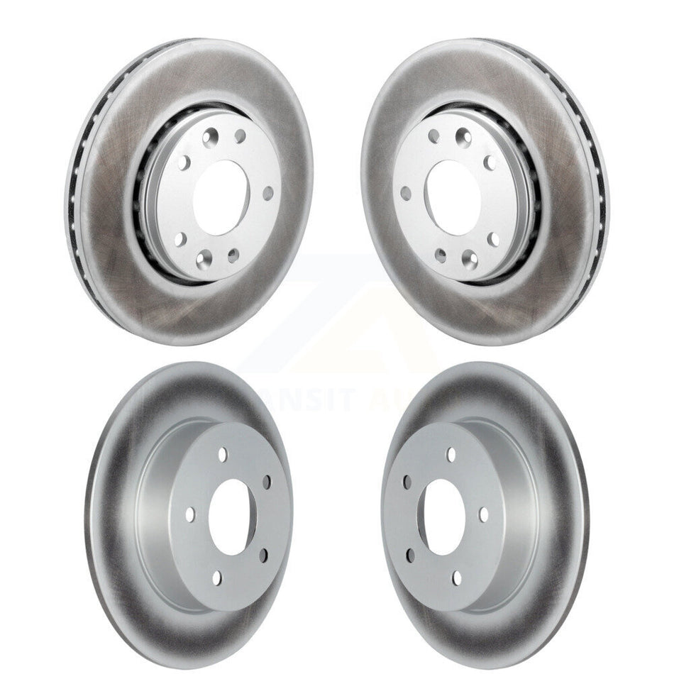 Front Rear Coated Disc Brake Rotors Kit For 2021-2023 Nissan Kicks SV SR KG-101848