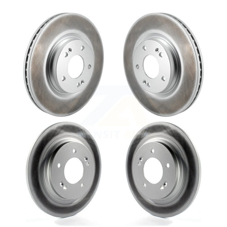 Front Rear Coated Disc Brake Rotors Kit For Hyundai Kona Sonata Kia Niro EV K5 KG-101850