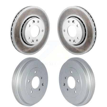 Front Rear Disc Brake Rotors Drums Kit For 2020-2022 Nissan Sentra KG-101867