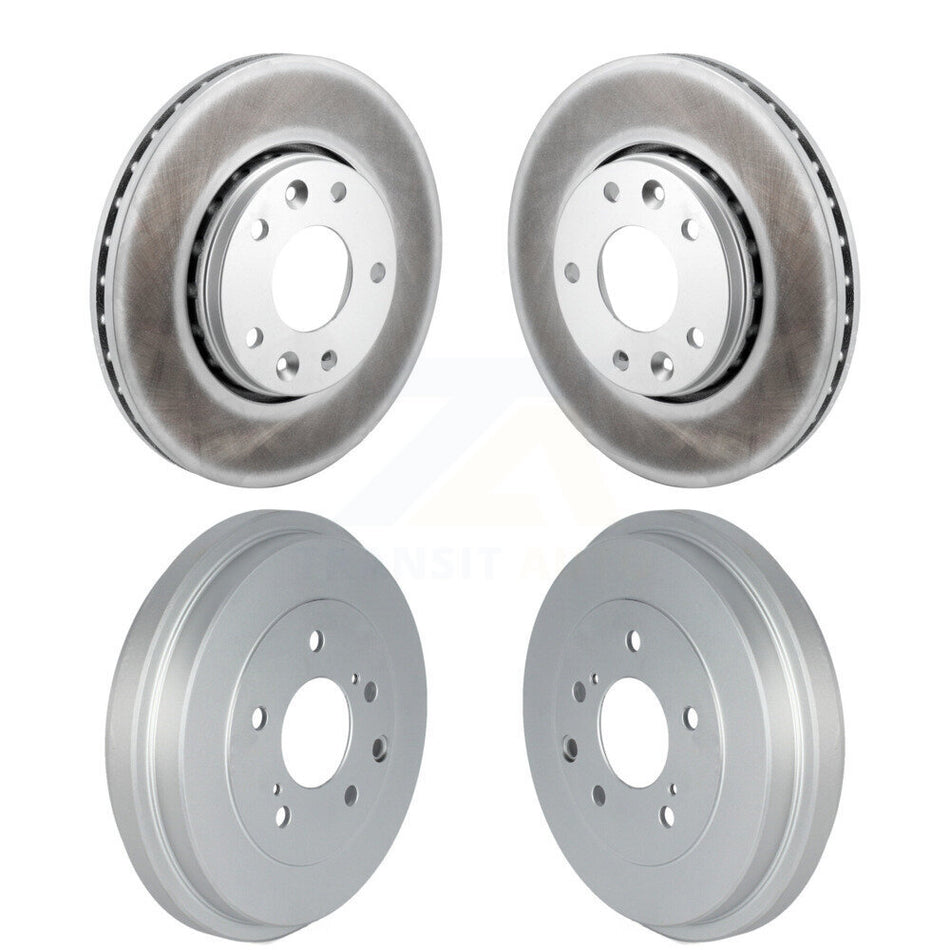 Front Rear Disc Brake Rotors Drums Kit For 2020-2022 Nissan Sentra KG-101867