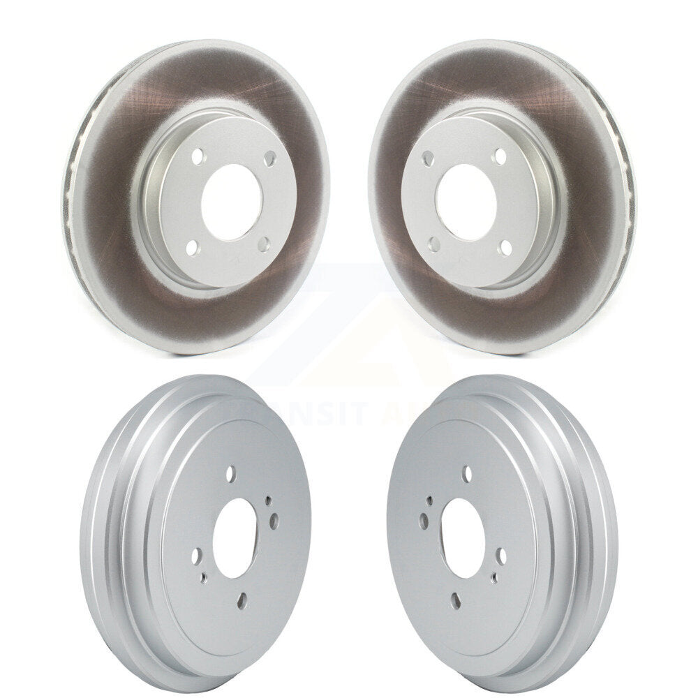 Front Rear Disc Brake Rotors Drums Kit For Nissan Kicks Versa KG-101868