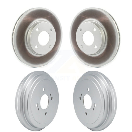 Front Rear Disc Brake Rotors Drums Kit For Nissan Kicks Versa KG-101868