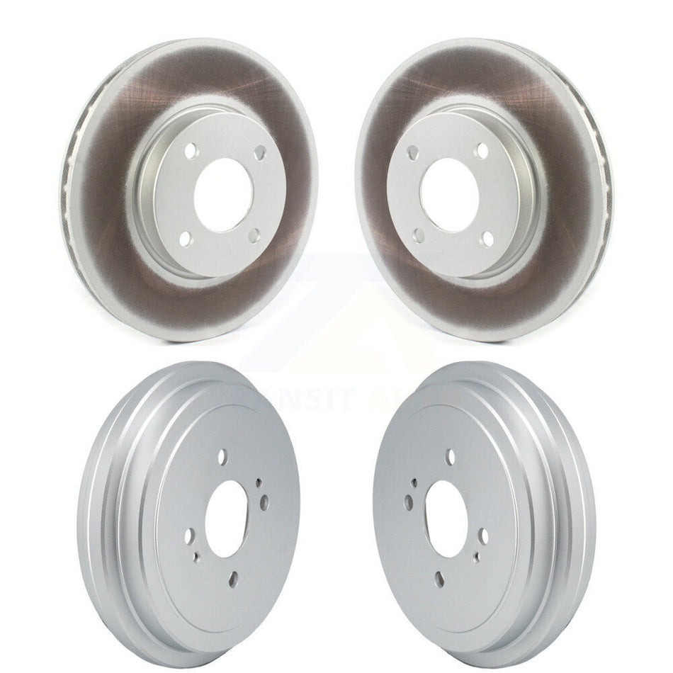 Front Rear Disc Brake Rotors Drums Kit For Nissan Kicks Versa KG-101868