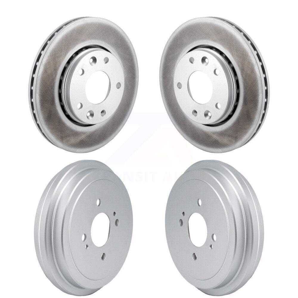 Front Rear Disc Brake Rotors Drums Kit For 2021-2023 Nissan Kicks SV SR KG-101869