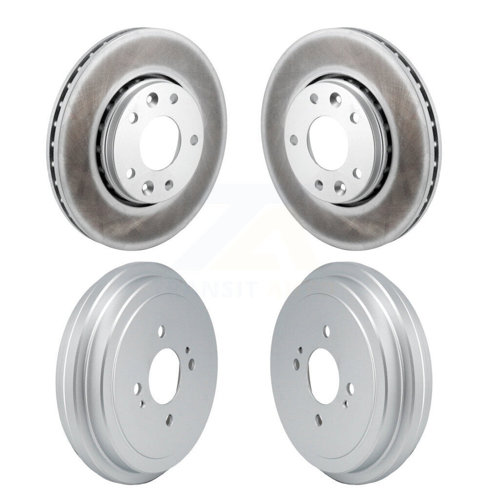 Front Rear Disc Brake Rotors Drums Kit For 2021-2023 Nissan Kicks SV SR KG-101869