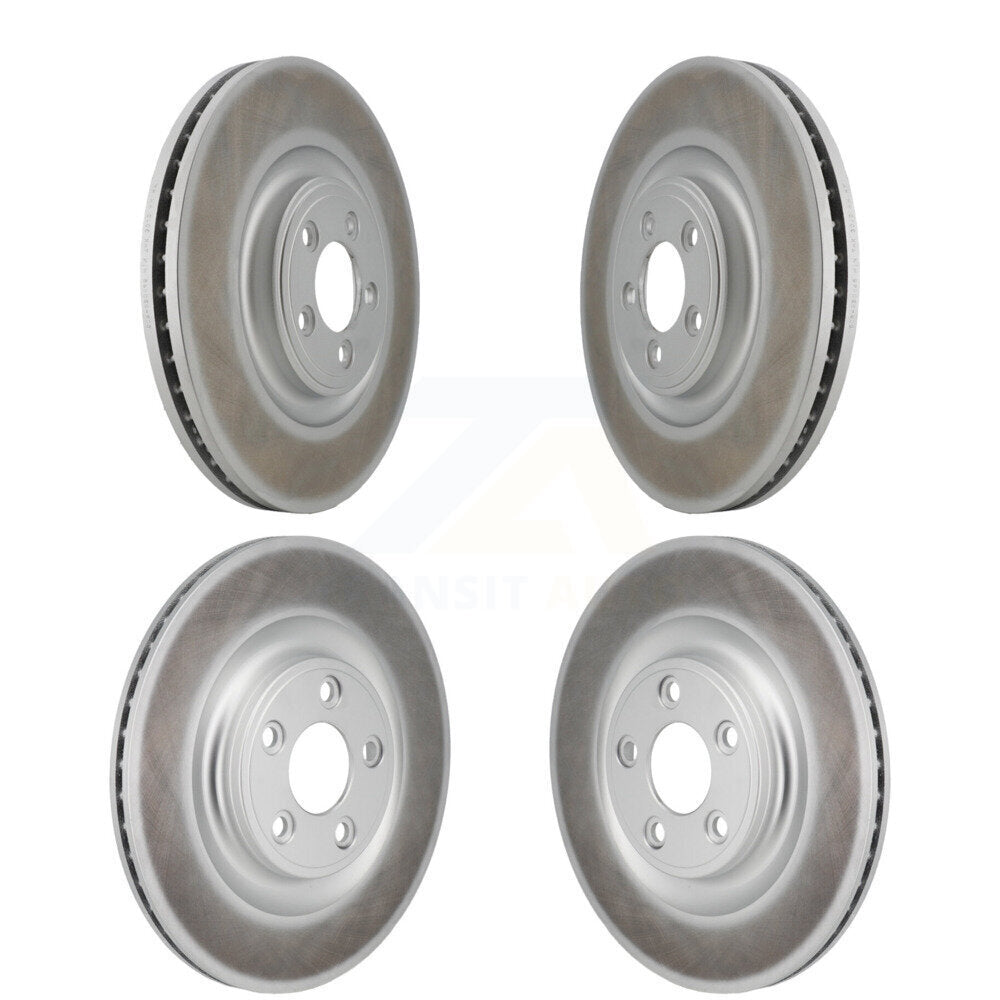Front Rear Coated Disc Brake Rotors Kit For Jaguar XJ KG-101875