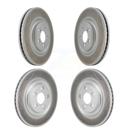 Front Rear Coated Disc Brake Rotors Kit For Jaguar XJ KG-101875