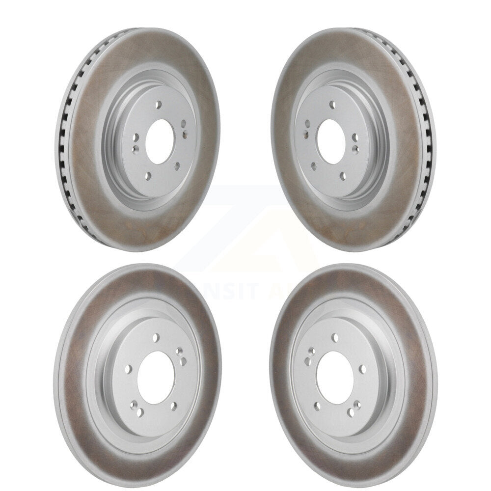 Front Rear Coated Disc Brake Rotors Kit For Hyundai Sonata Kia K5 KG-101876