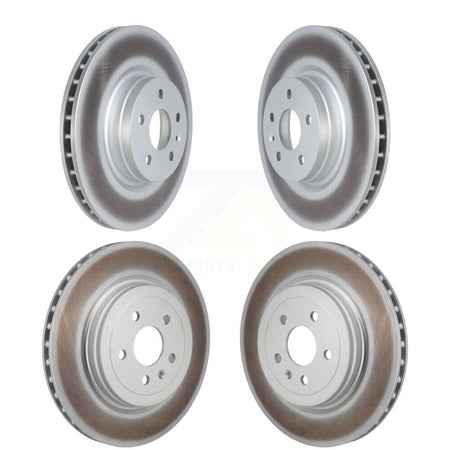 Front Rear Coated Disc Brake Rotors Kit For Tesla S KG-101877