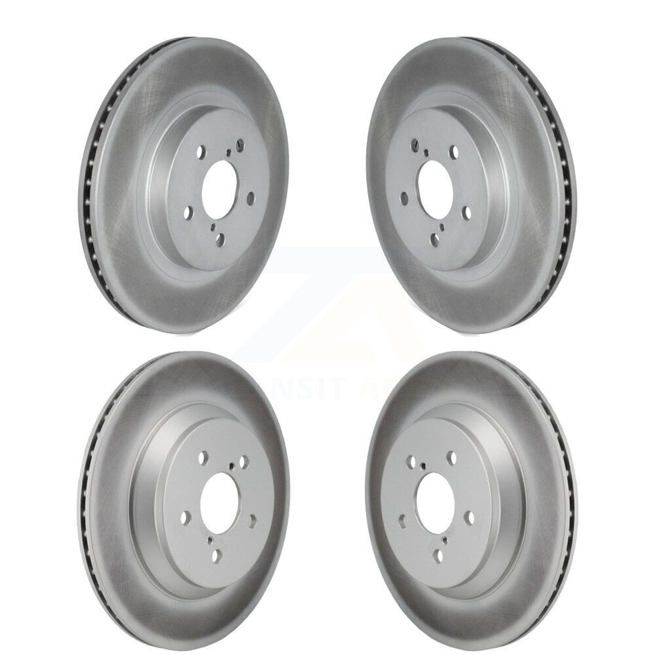 Front Rear Coat Brake Rotor Kit For 2021-2023 Subaru Crosstrek With Electric Parking KG-101882