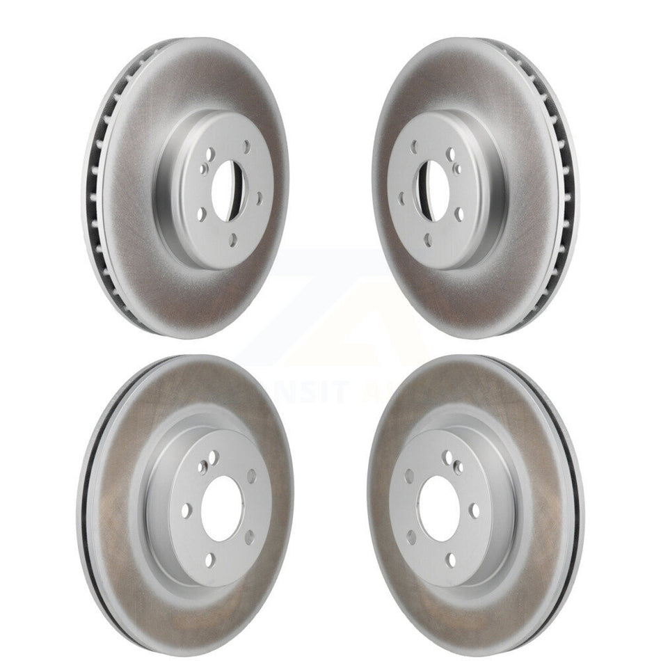 Front Rear Coated Disc Brake Rotors Kit For Mercedes-Benz GLC300 KG-101891