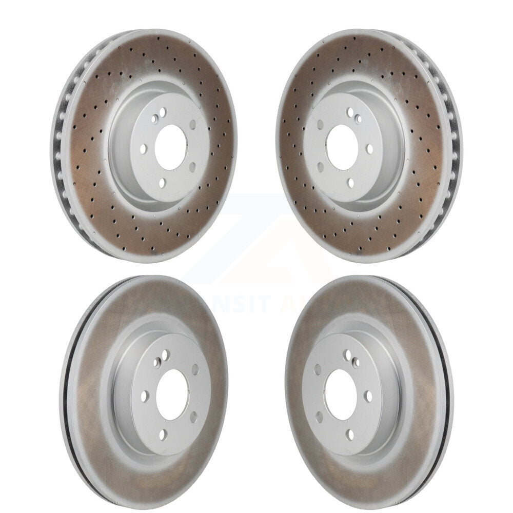 Front Rear Coated Disc Brake Rotor Kit For Mercedes-Benz GLC300 C43 AMG GLC43 C450 GLC350e KG-101893