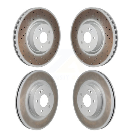 Front Rear Coated Disc Brake Rotor Kit For Mercedes-Benz GLC300 C43 AMG GLC43 C450 GLC350e KG-101893