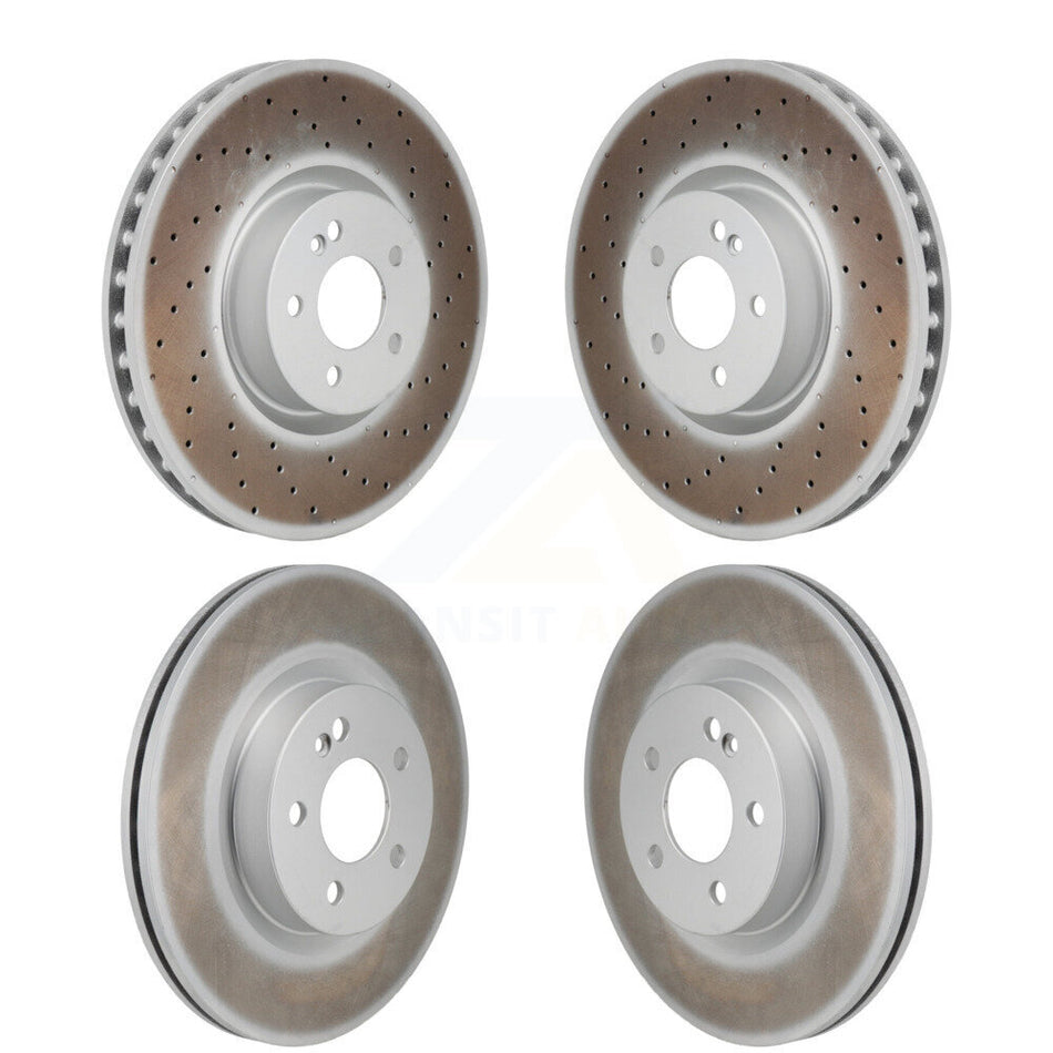 Front Rear Coated Disc Brake Rotor Kit For Mercedes-Benz GLC300 C43 AMG GLC43 C450 GLC350e KG-101893