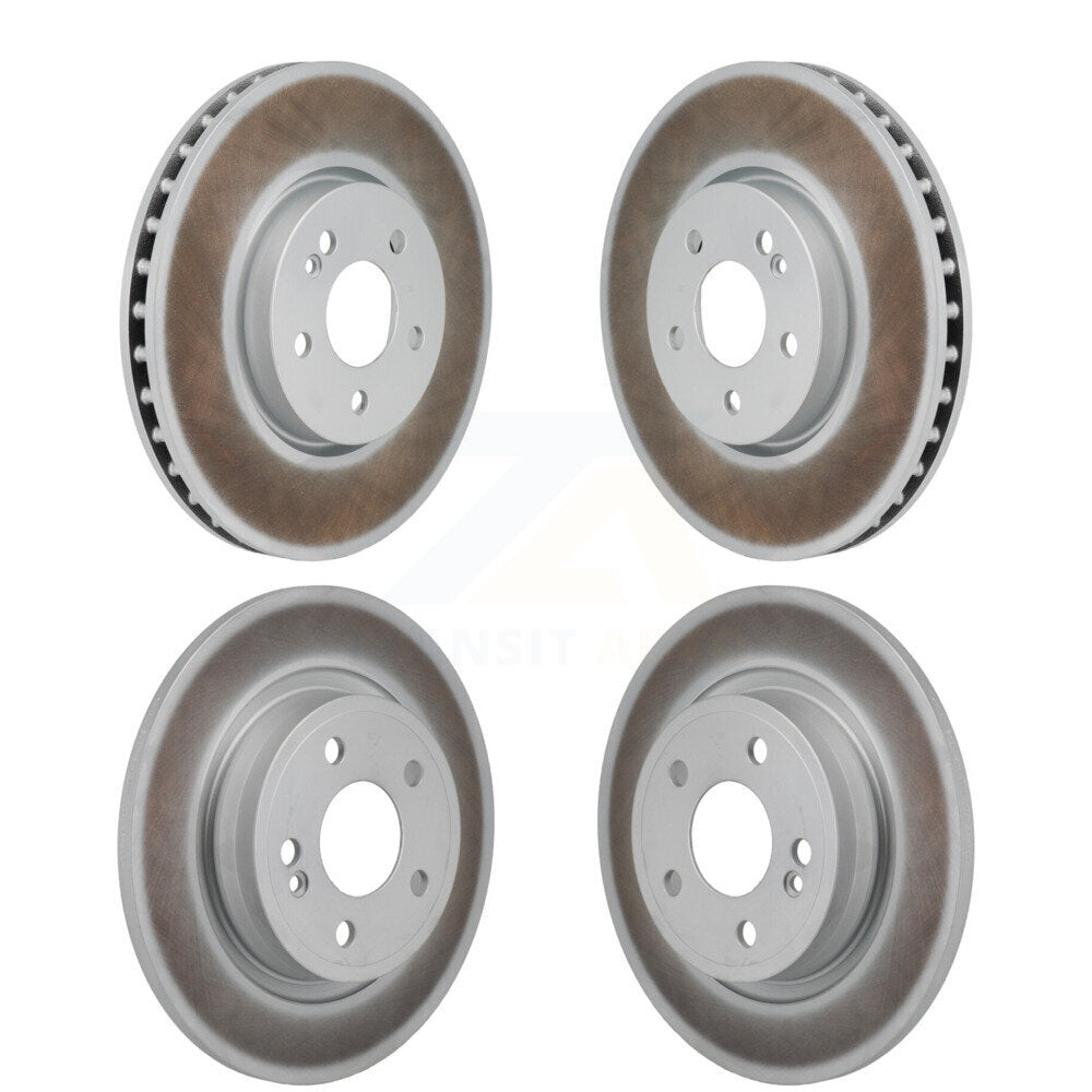 Front Rear Coated Disc Brake Rotors Kit For Mercedes-Benz A220 CLA250 With Standard Brakes KG-101894