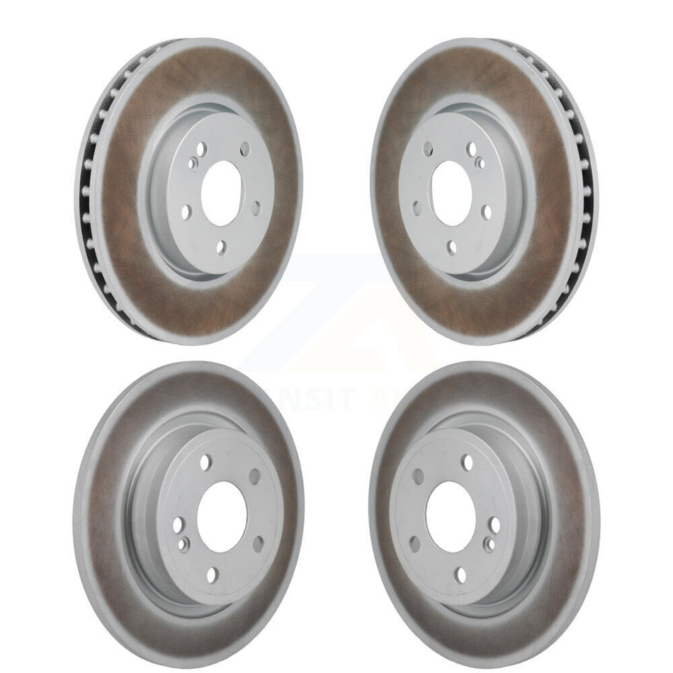 Front Rear Coated Disc Brake Rotors Kit For Mercedes-Benz A220 CLA250 With Standard Brakes KG-101894