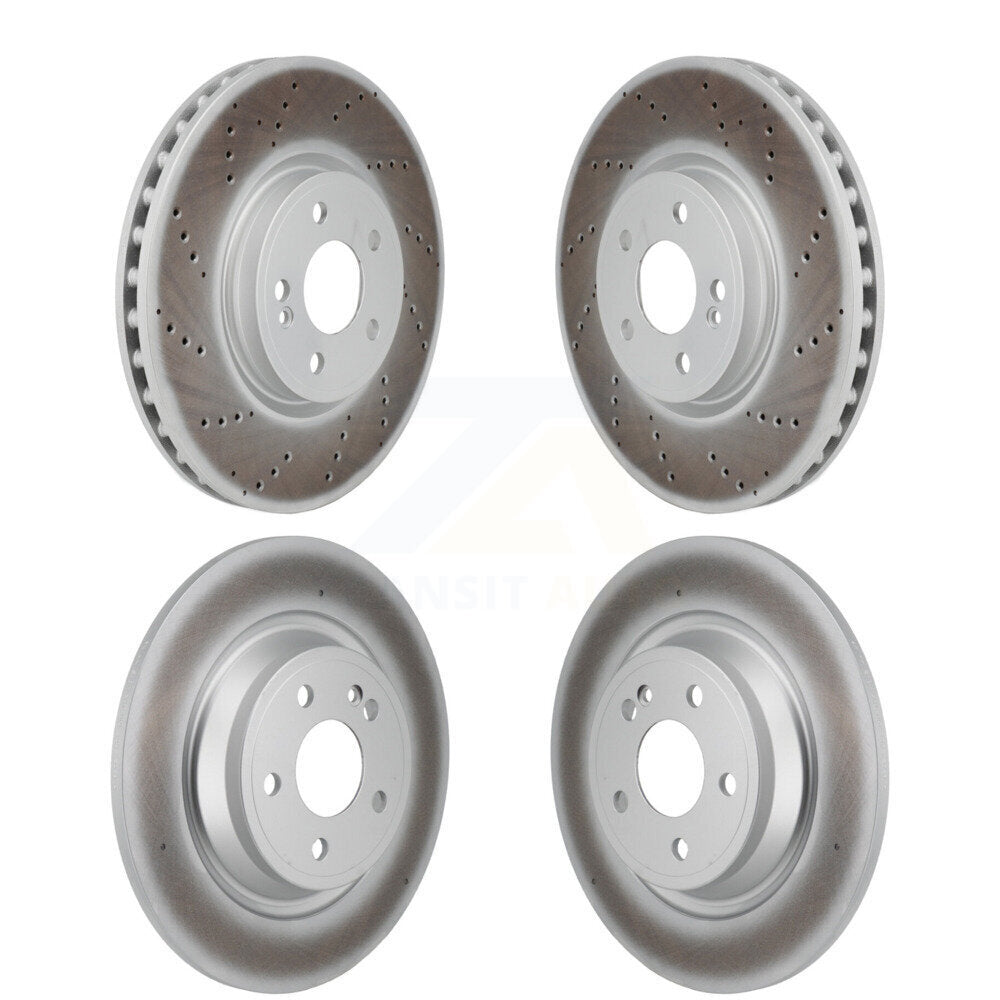 Front Rear Coated Disc Brake Rotors Kit For Mercedes-Benz GLB250 GLA250 EQB 350 300 KG-101895