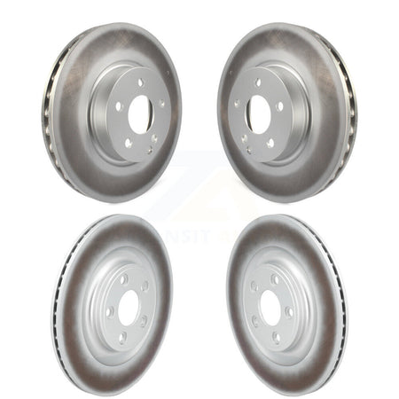 Front Rear Coat Brake Rotors Kit For 17 Mercedes-Benz E400 With 322mm Diameter Rotor KG-101899