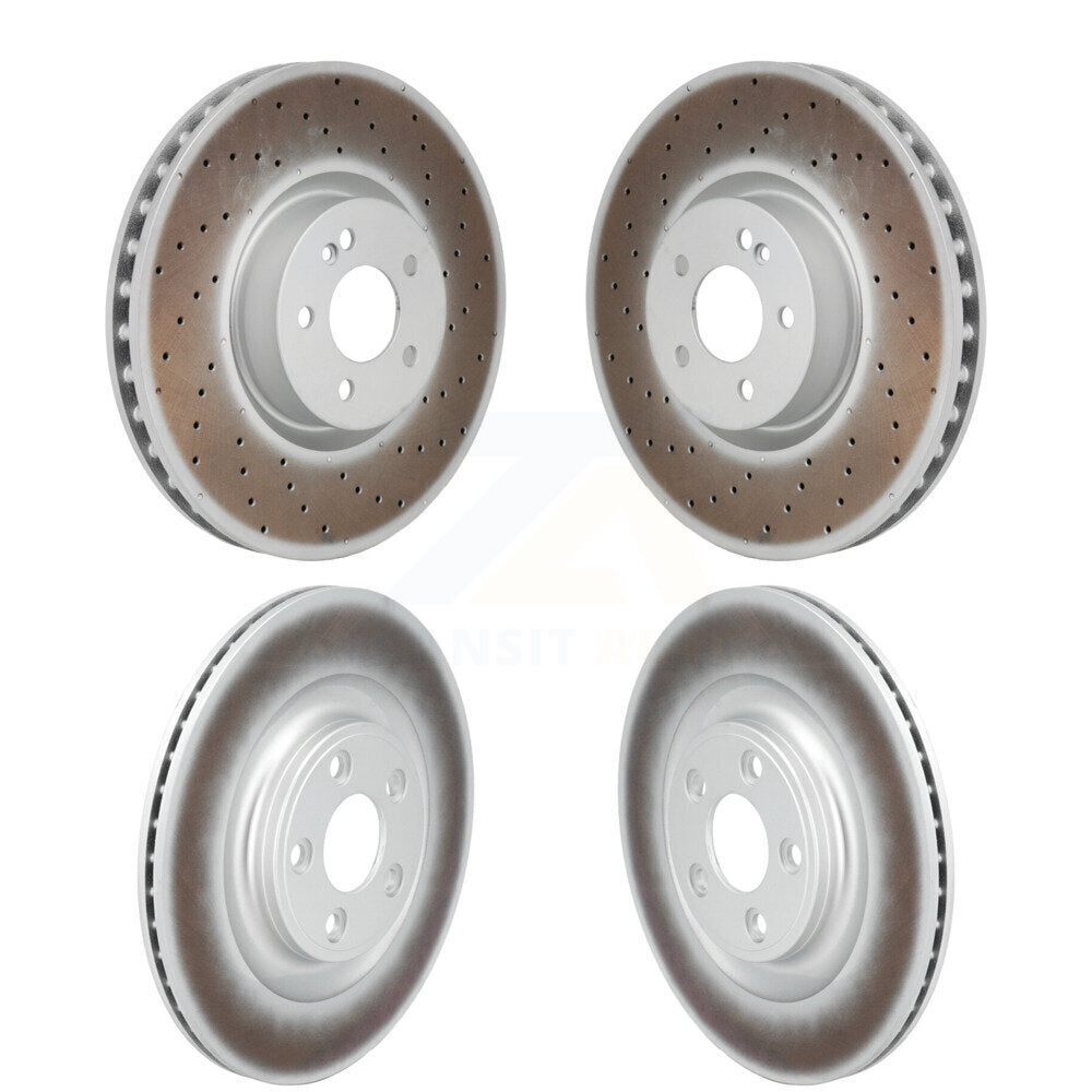 Front Rear Coated Disc Brake Rotors Kit For Mercedes-Benz E450 E400 E53 AMG CLS450 E43 KG-101904