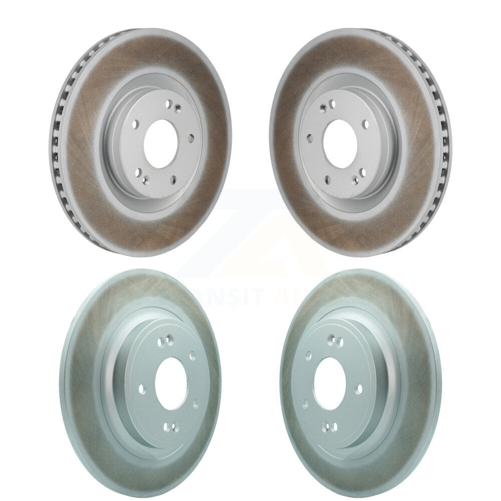 Front Rear Coated Disc Brake Rotors Kit For Hyundai Santa Fe Kia Sorento GAS engine KG-101914