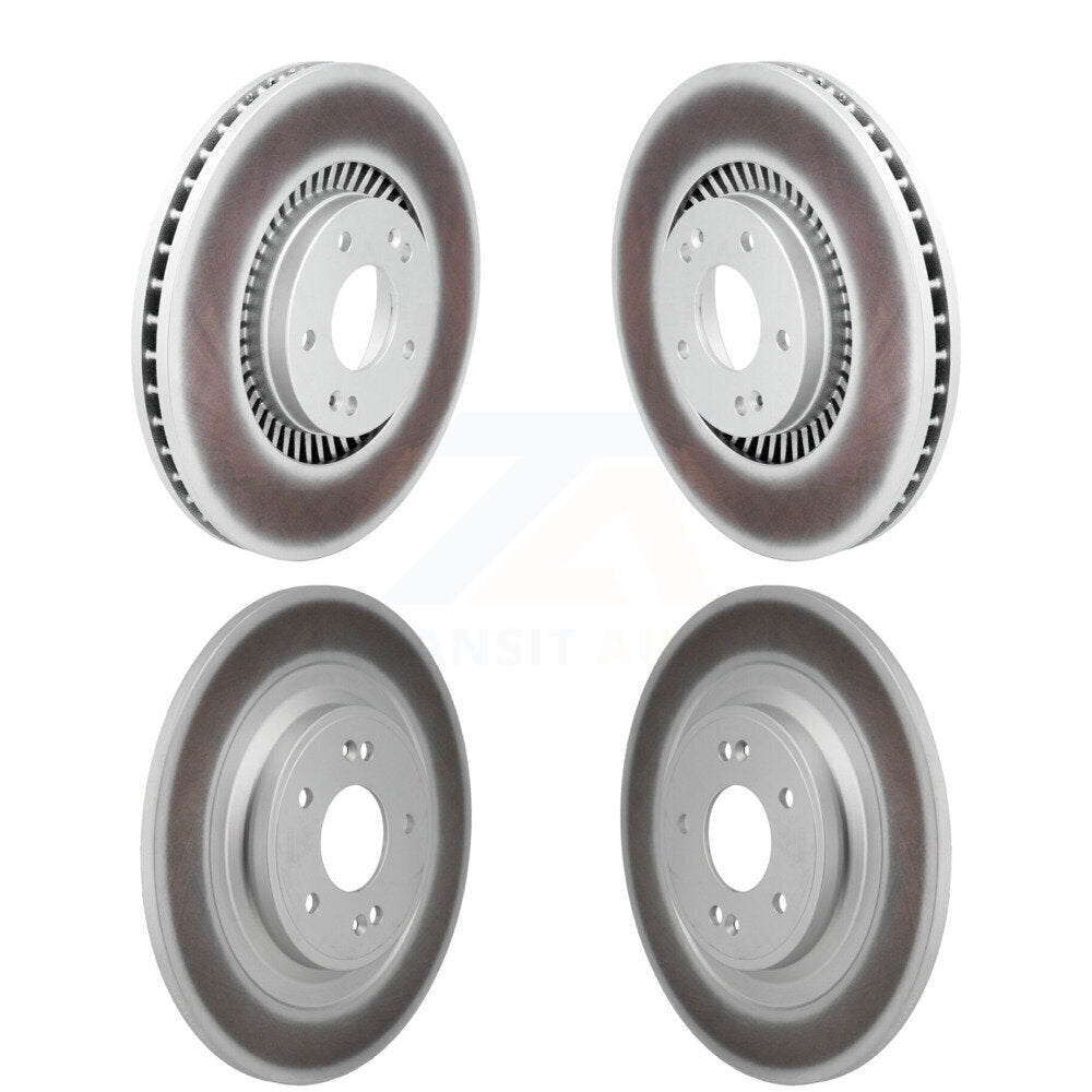Front Rear Coated Disc Brake Rotors Kit For 2022-2025 Kia Carnival KG-101915