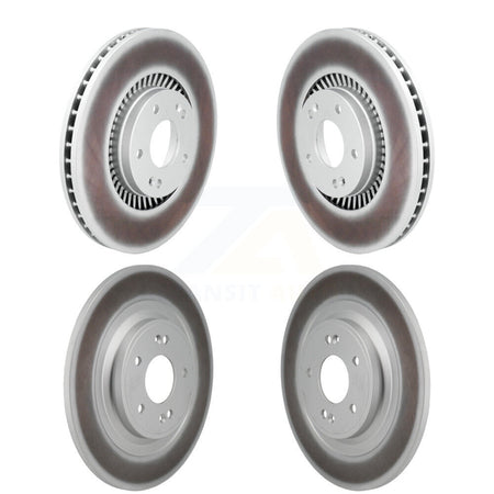 Front Rear Coated Disc Brake Rotors Kit For 2022-2025 Kia Carnival KG-101915