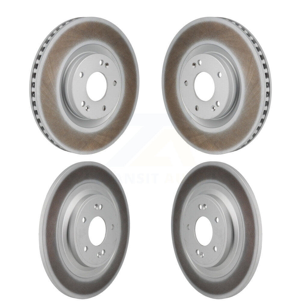 Front Rear Coated Disc Brake Rotors Kit For Hyundai Santa Cruz Fe Kia Sorento KG-101916
