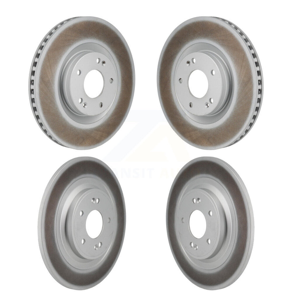 Front Rear Coated Disc Brake Rotors Kit For Hyundai Santa Cruz Fe Kia Sorento KG-101916