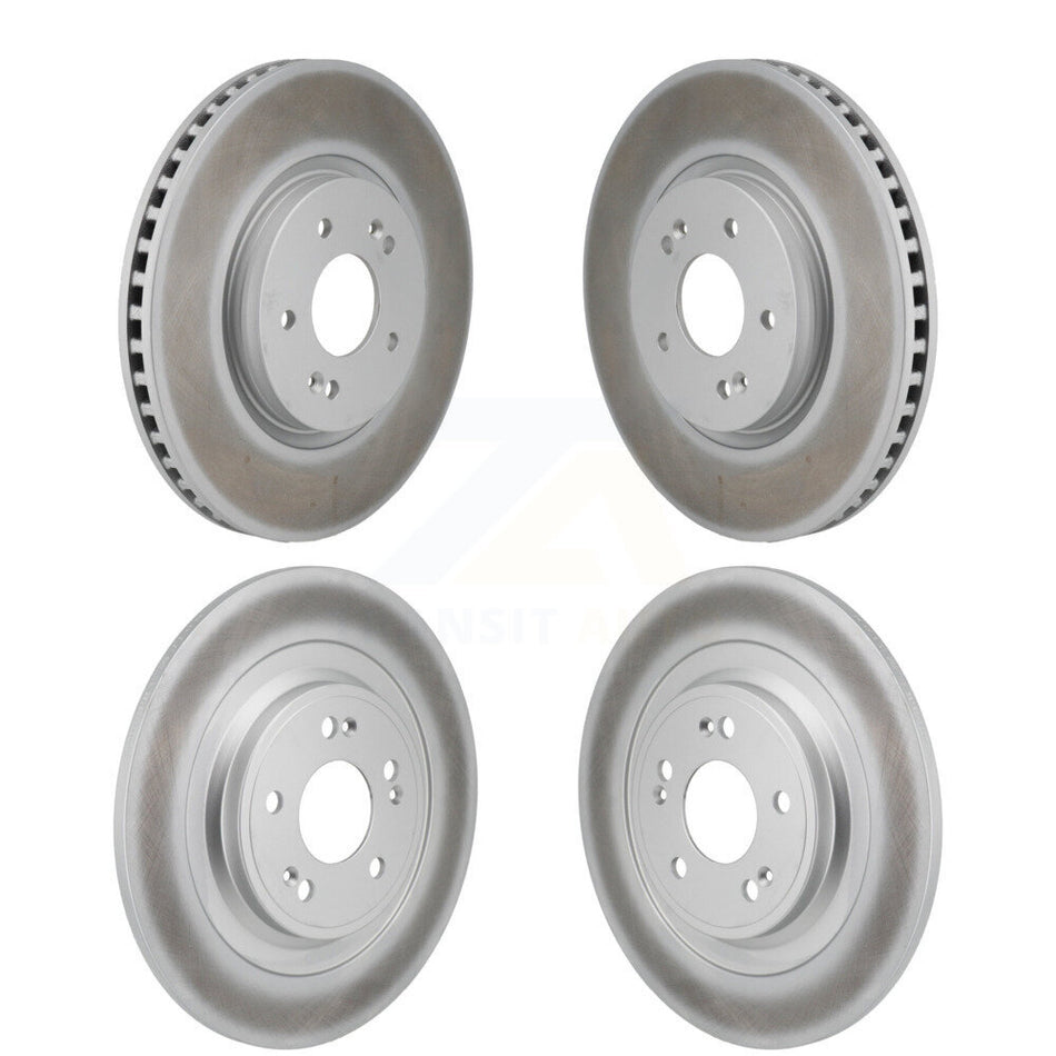 Front Rear Coated Disc Brake Rotors Kit For Hyundai Ioniq 5 Kia EV6 6 KG-101919