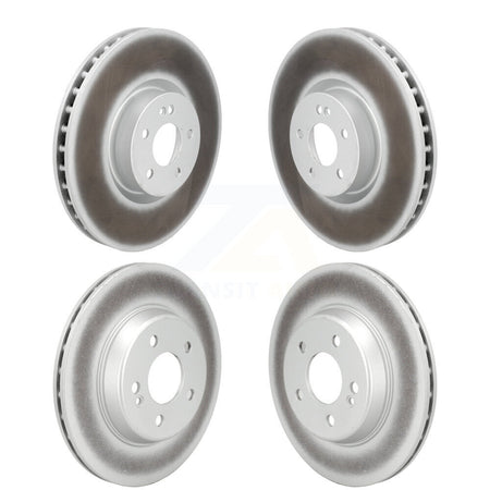 Front Rear Coated Disc Brake Rotors Kit For Mercedes-Benz E300 E350 KG-101922