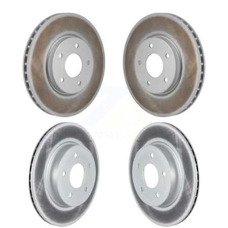 Front Rear Coated Disc Brake Rotors Kit For Nissan Rogue KG-101925