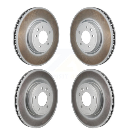 Front Rear Coated Disc Brake Rotors Kit For Land Rover Range Sport Discovery DIESEL engine KG-101927