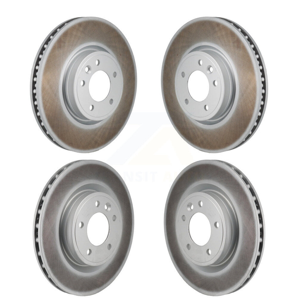 Front Rear Coated Disc Brake Rotors Kit For Land Rover Range Sport Discovery DIESEL engine KG-101927