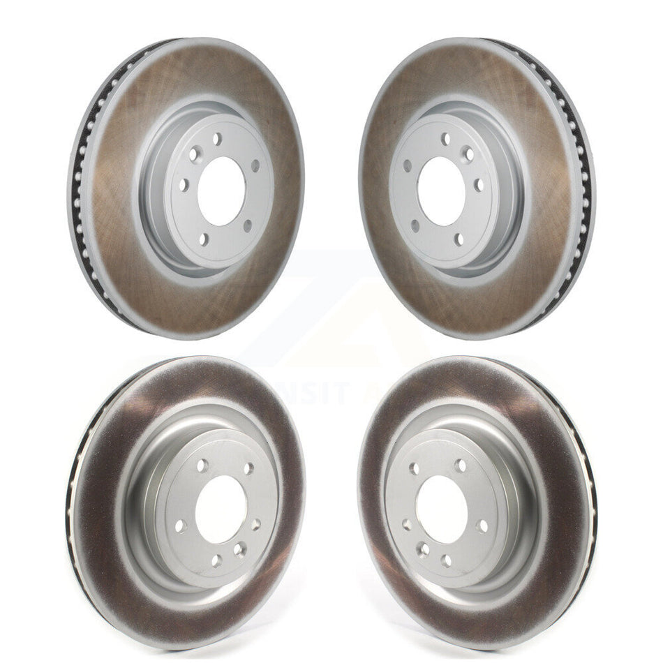 Front Rear Coated Disc Brake Rotors Kit For Land Rover Range Sport KG-101928