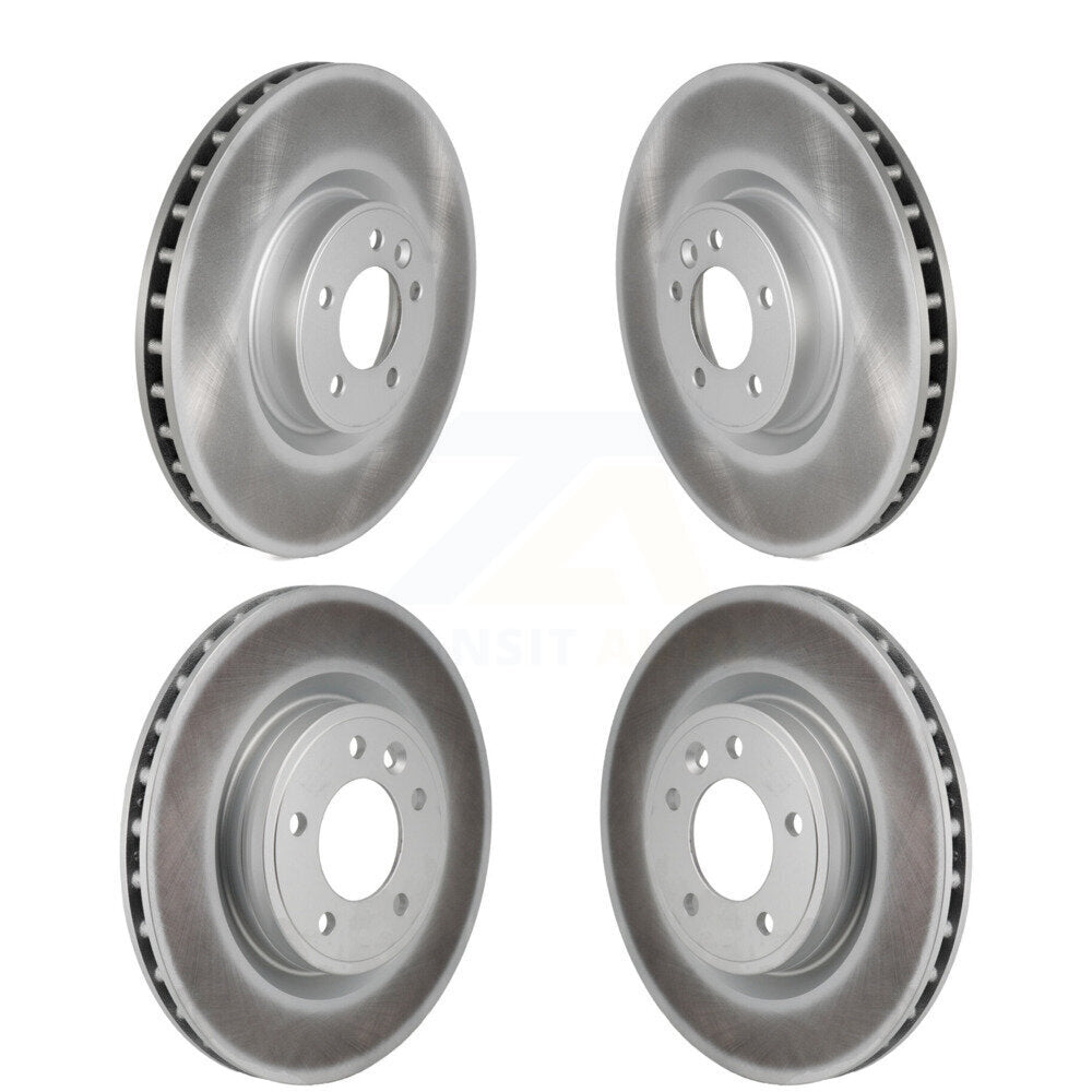 Front Rear Coated Disc Brake Rotors Kit For Land Rover Range Discovery KG-101929