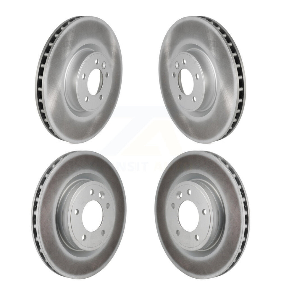Front Rear Coated Disc Brake Rotors Kit For Land Rover Range Discovery KG-101929