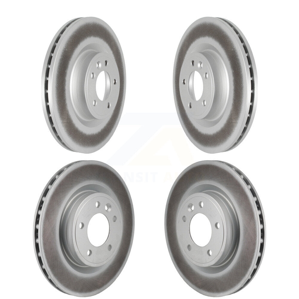 Front Rear Coat Brake Rotors Kit For 2020 Land Rover Range With 363mm Diameter Rotor KG-101930