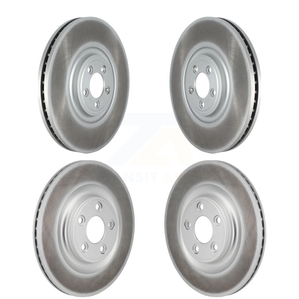 Front Rear Coated Disc Brake Rotors Kit For Jaguar XJ KG-101933