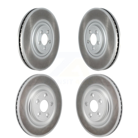 Front Rear Coated Disc Brake Rotors Kit For Jaguar XJ KG-101933