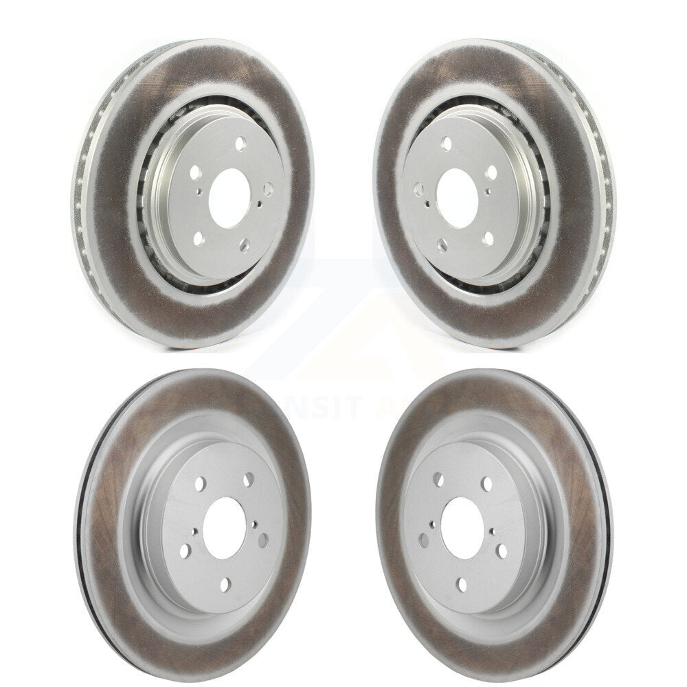 Front Rear Coated Disc Brake Rotors Kit For Lexus NX350h NX350 NX250 Toyota Crown KG-101944