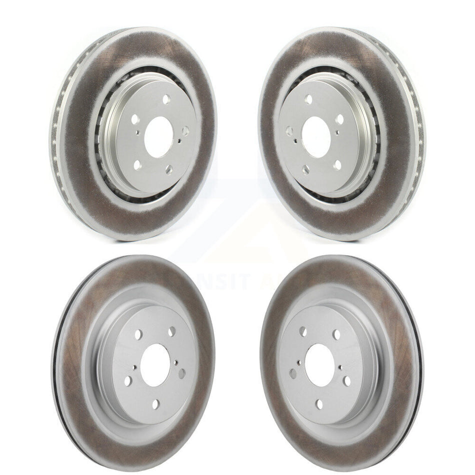 Front Rear Coated Disc Brake Rotors Kit For Lexus NX350h NX350 NX250 Toyota Crown KG-101944