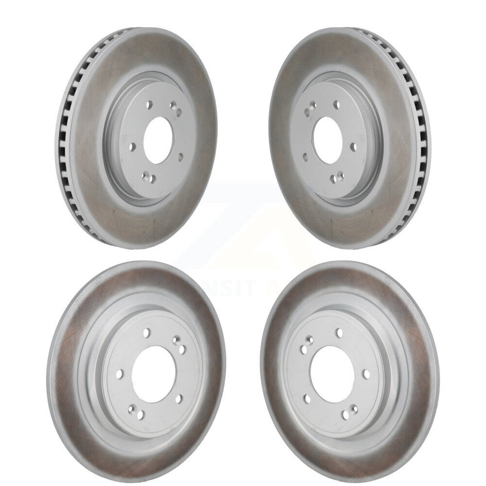 Front Rear Coated Disc Brake Rotors Kit For Hyundai Tucson Kia Sportage KG-101947