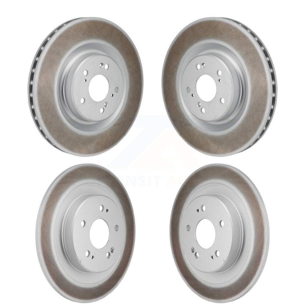 Front Rear Coated Disc Brake Rotors Kit For 2021-2023 Acura TLX 3.0L KG-101949
