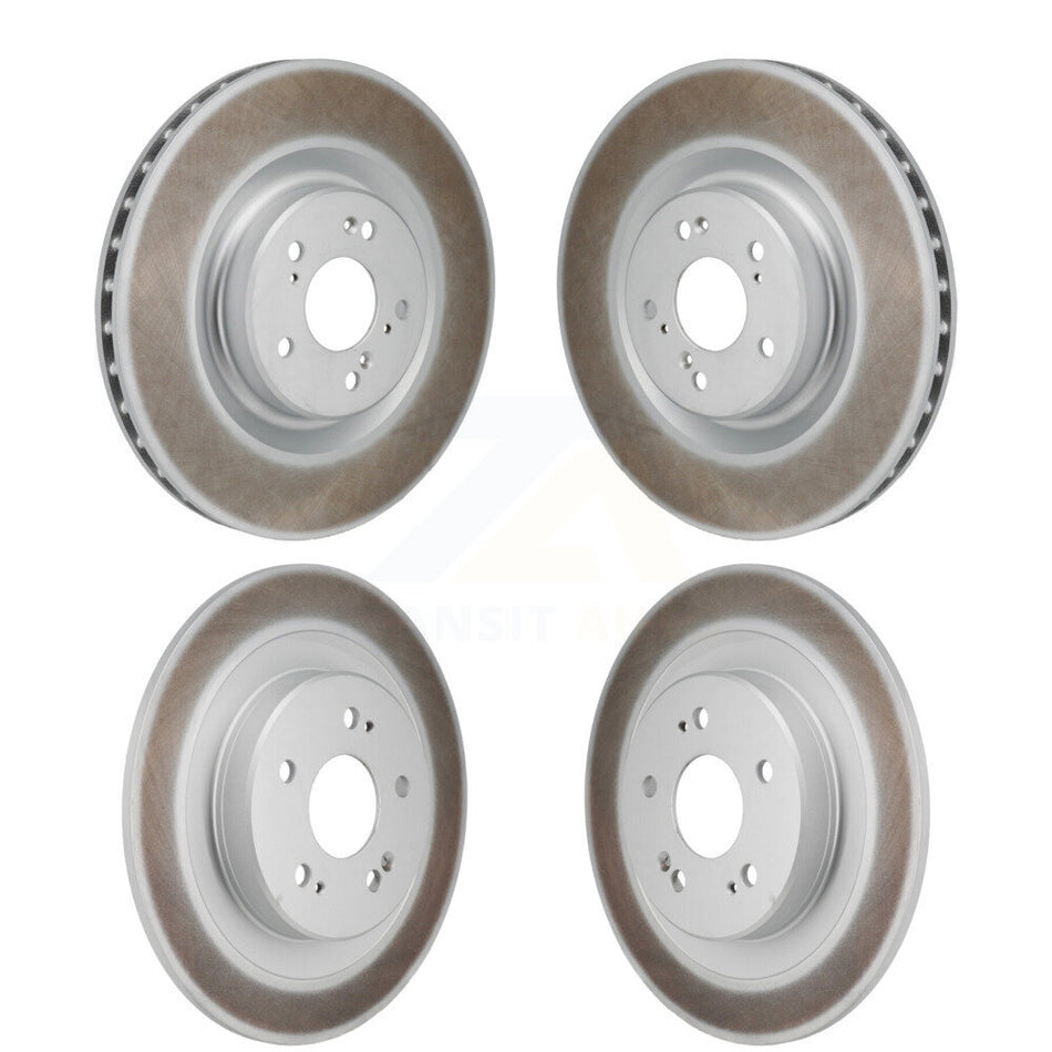 Front Rear Coated Disc Brake Rotors Kit For 2021-2023 Acura TLX 3.0L KG-101949