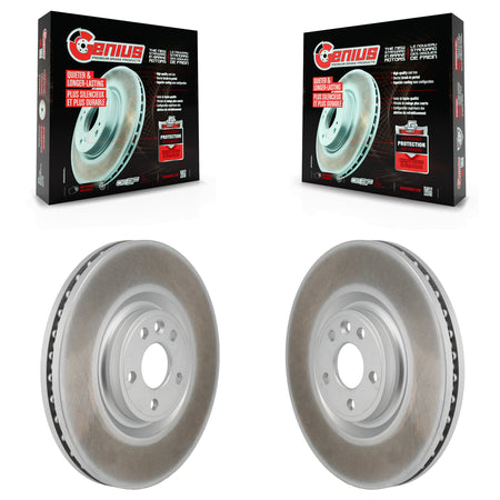 Front Coat Disc Brake Rotor Pair For Land Rover Discovery Sport Range Evoque Jaguar E-Pace KG-101967