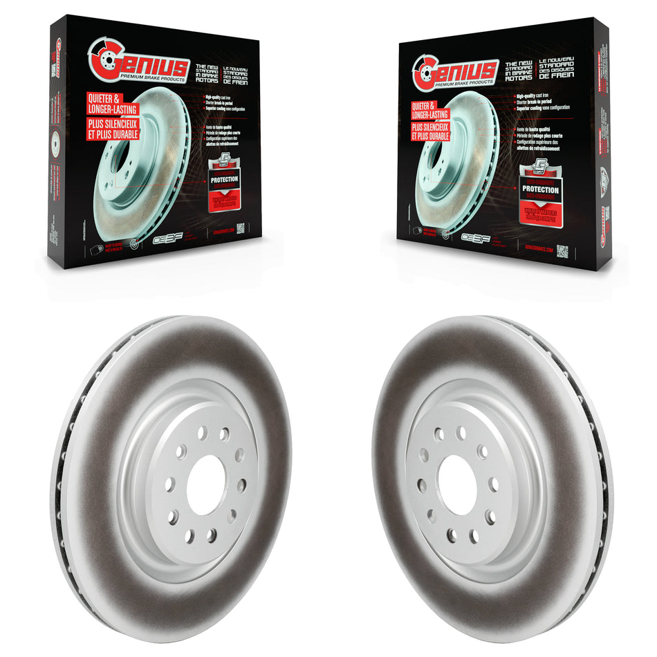 Front Coat Disc Brake Rotor Pair For Jeep Grand Cherokee L With 390mm Diameter KG-101983