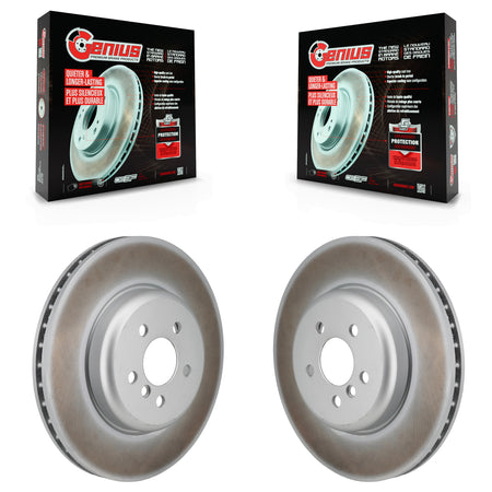Front Coated Disc Brake Rotors Pair For BMW X5 i4 X6 530i xDrive 540i 530e 540d KG-101989