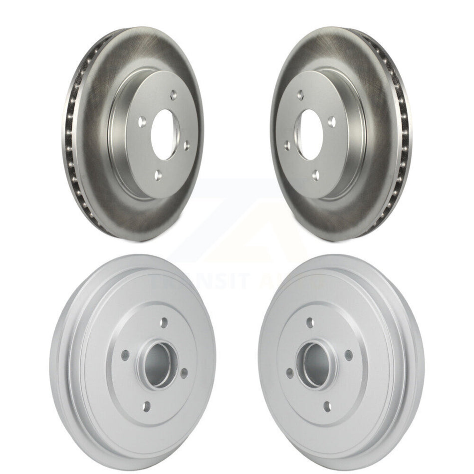 Front Rear Disc Brake Rotors Drums Kit For Nissan Micra Versa Note KG-102035