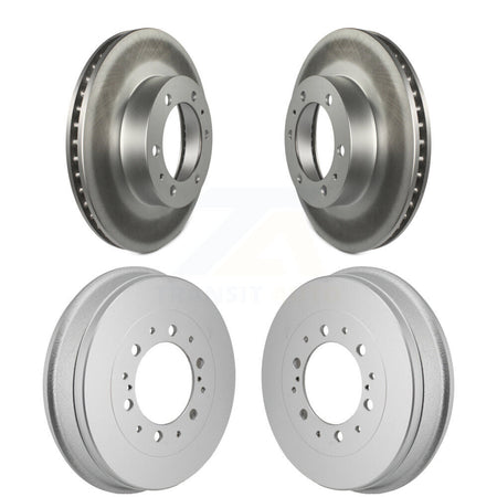Front Rear Disc Brake Rotors Drums Kit For Toyota Tacoma KG-102036